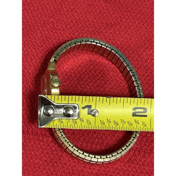 Vintage Timex Ladies Watch 24mm Gold Tone Roman Dial Manual Wind - Picture 6 of 7